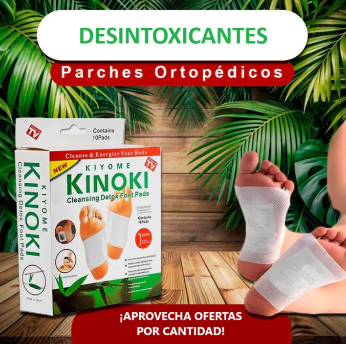 CAJAS Parches Kinokis x 100  • ¡OFERTA!